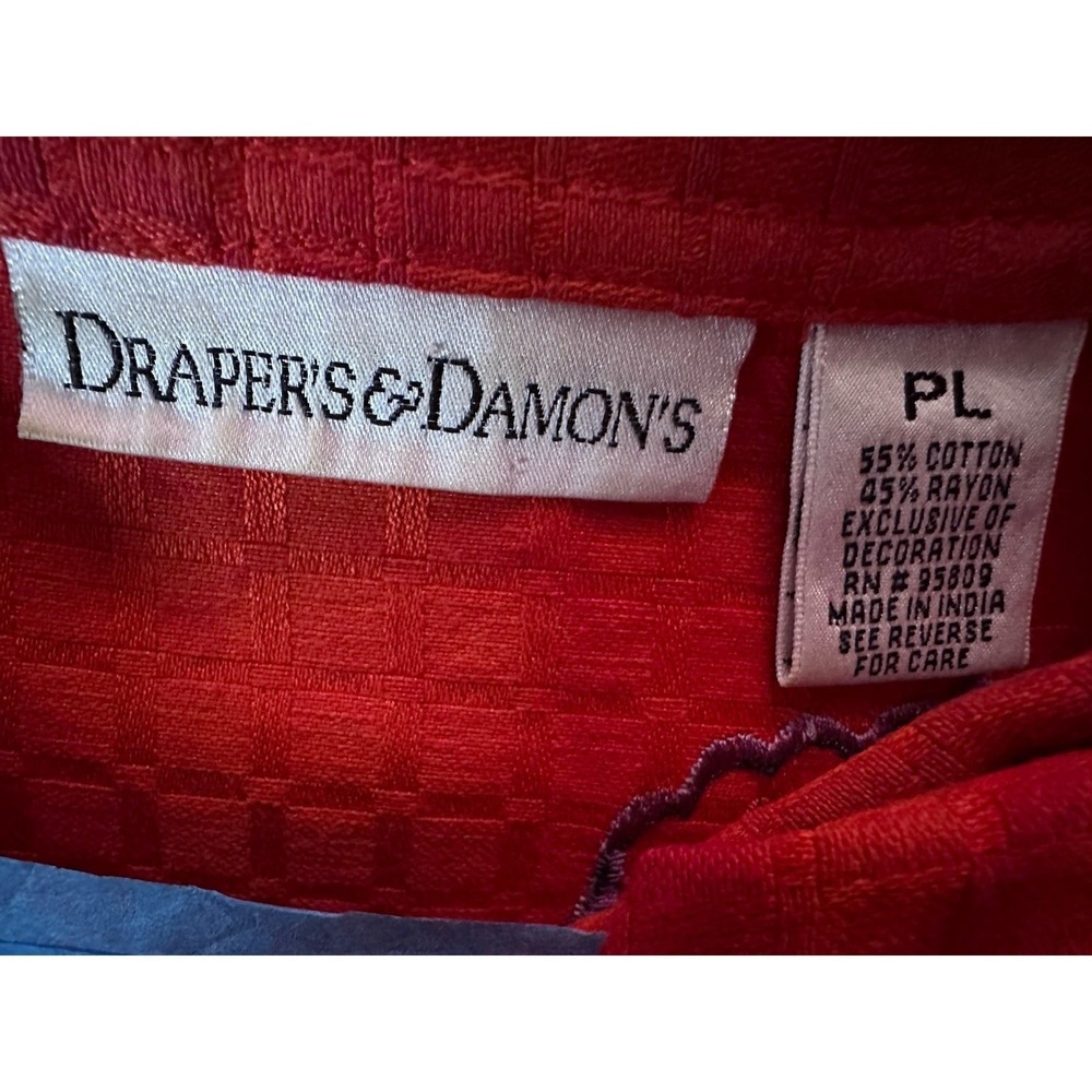 Drapers & Damons Artwear Embroidered Floral Jacket Boho Women Petite Large - Picture 13 of 13